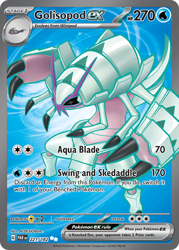 Golisopod ex — illustrated card