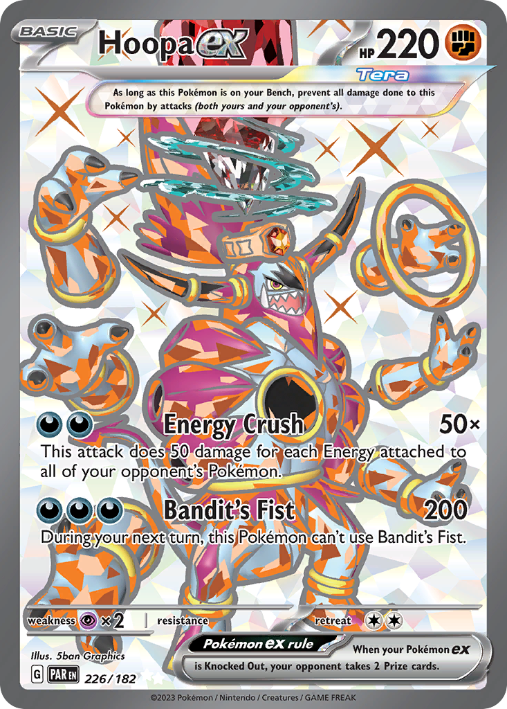 Hoopa ex — illustrated card