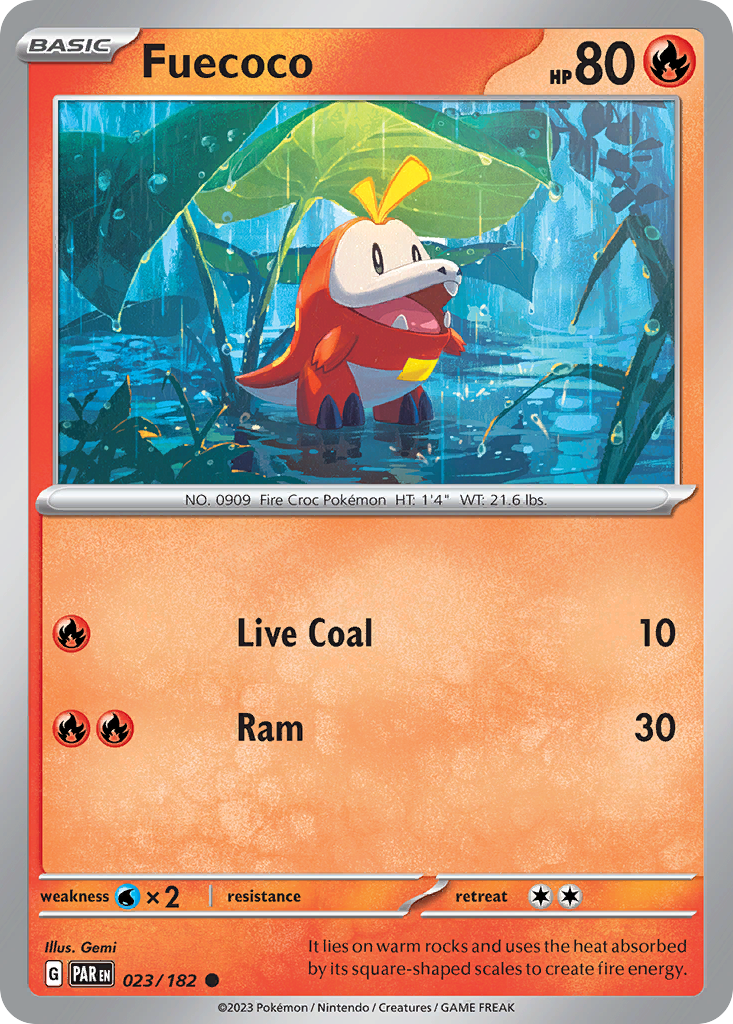 Fuecoco — illustrated card
