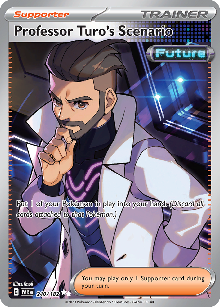 Professor Turo's Scenario — illustrated card