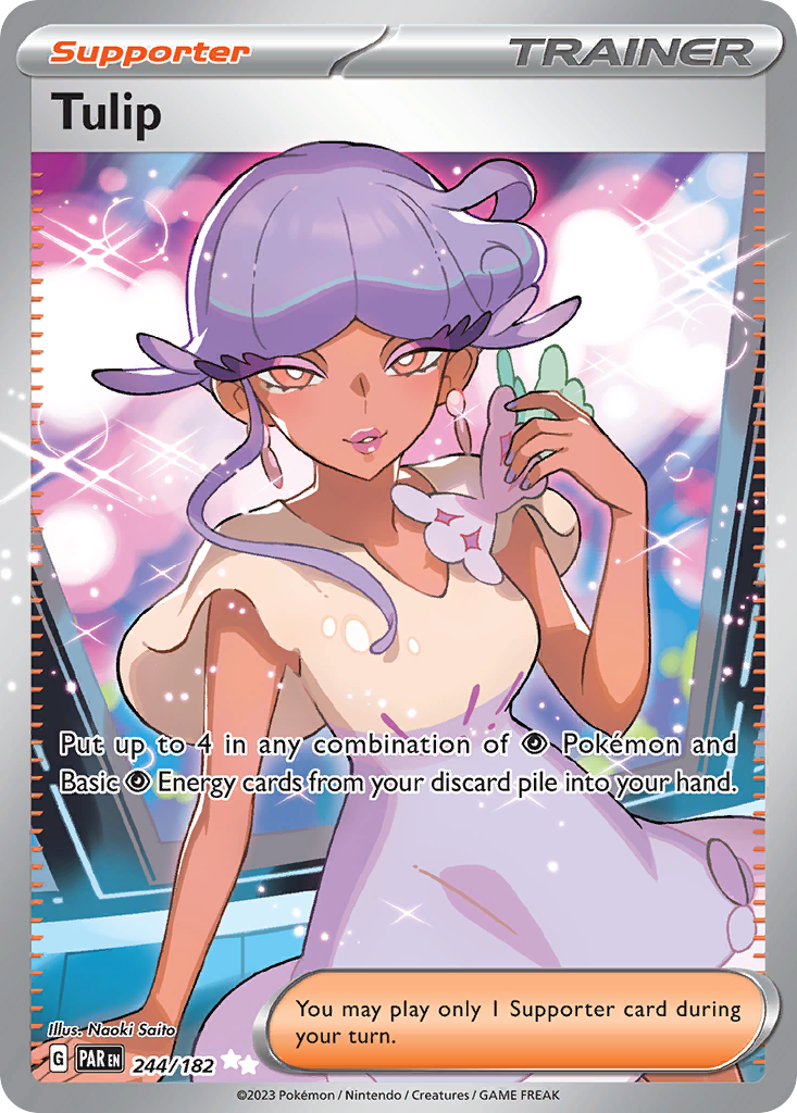 Tulip — illustrated card