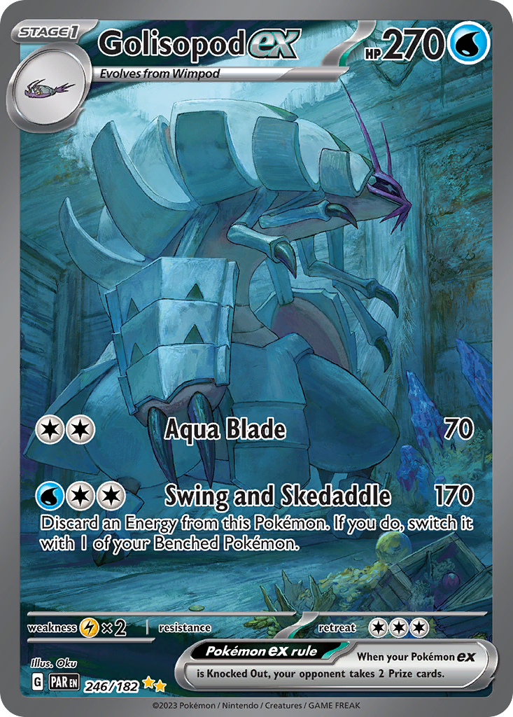 Golisopod ex — illustrated card