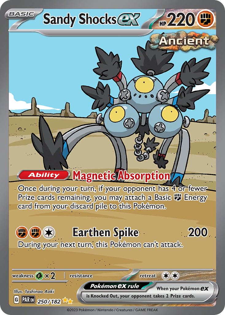 Sandy Shocks ex — illustrated card