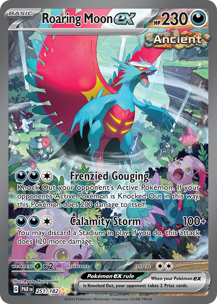 Roaring Moon ex — illustrated card