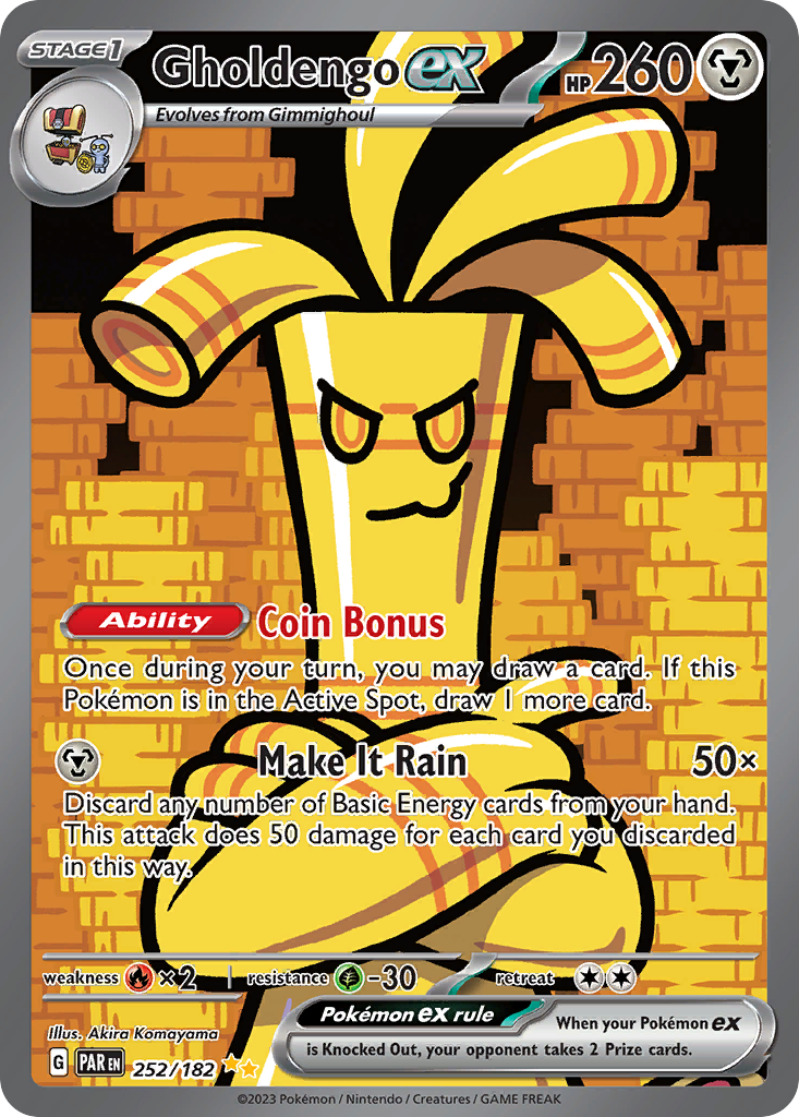 Gholdengo ex — illustrated card