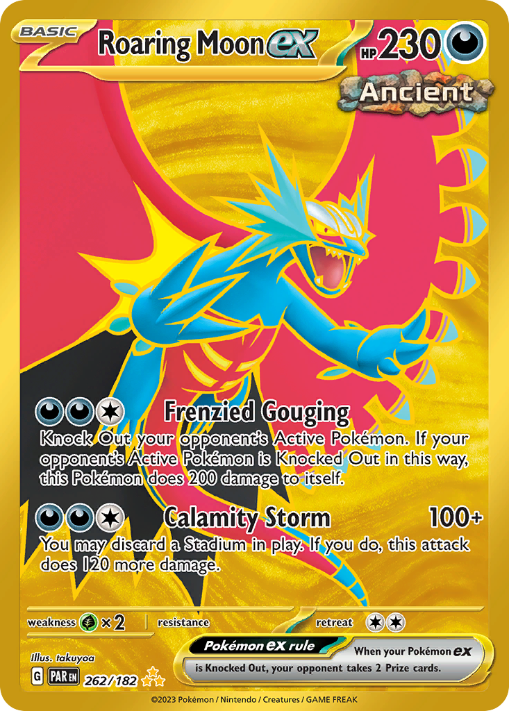 Roaring Moon ex — illustrated card