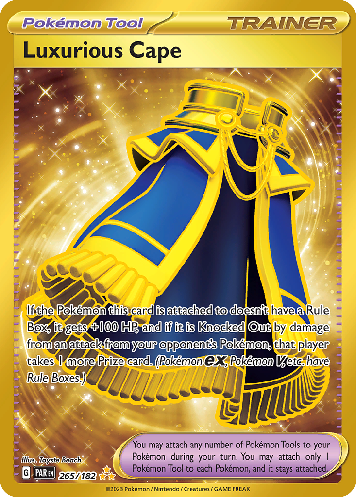 Luxurious Cape — illustrated card