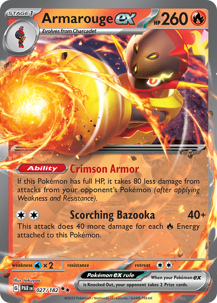 Armarouge ex — illustrated card