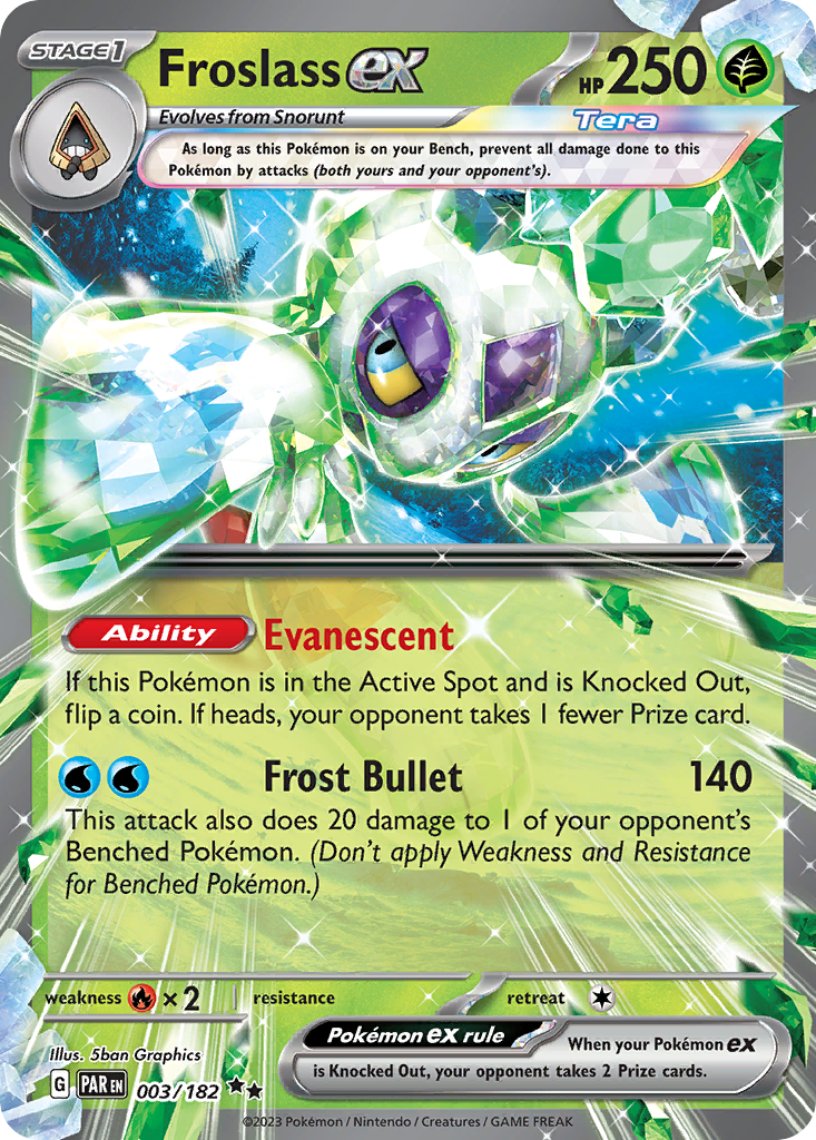 Froslass ex — illustrated card