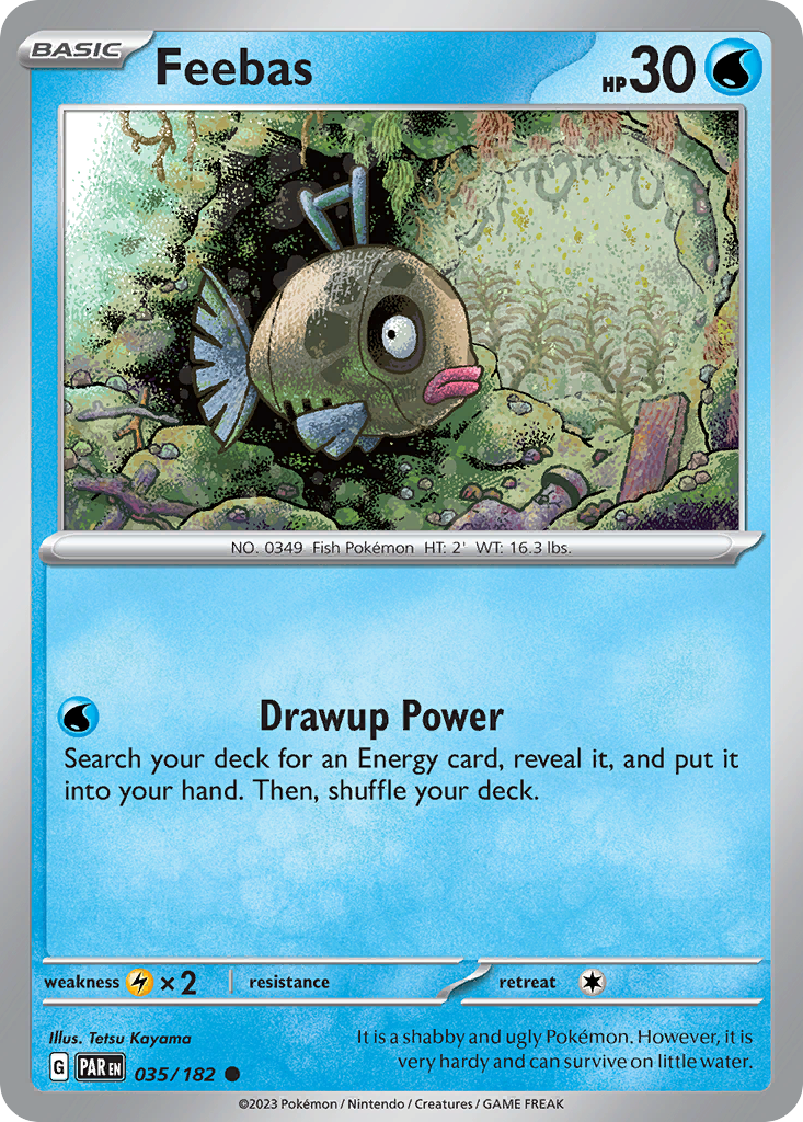 Feebas — illustrated card