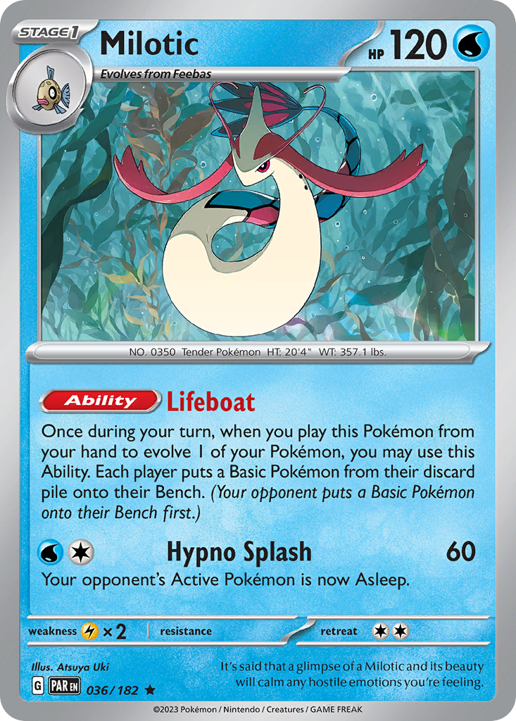 Milotic — illustrated card