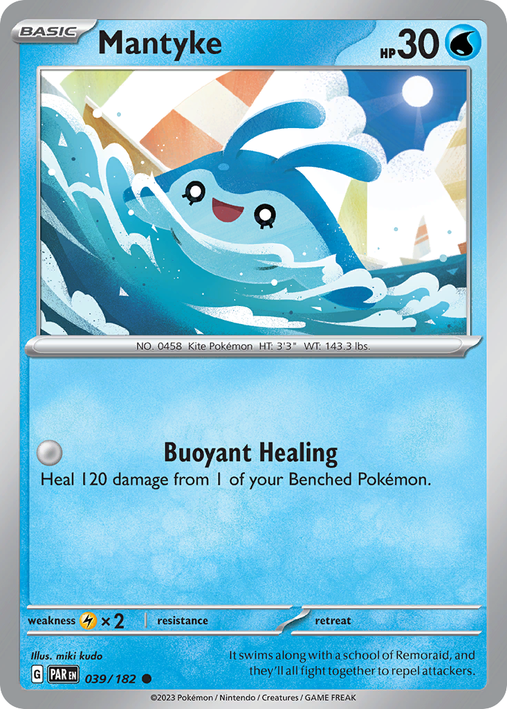 Mantyke — illustrated card
