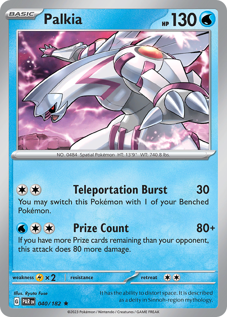 Palkia — illustrated card
