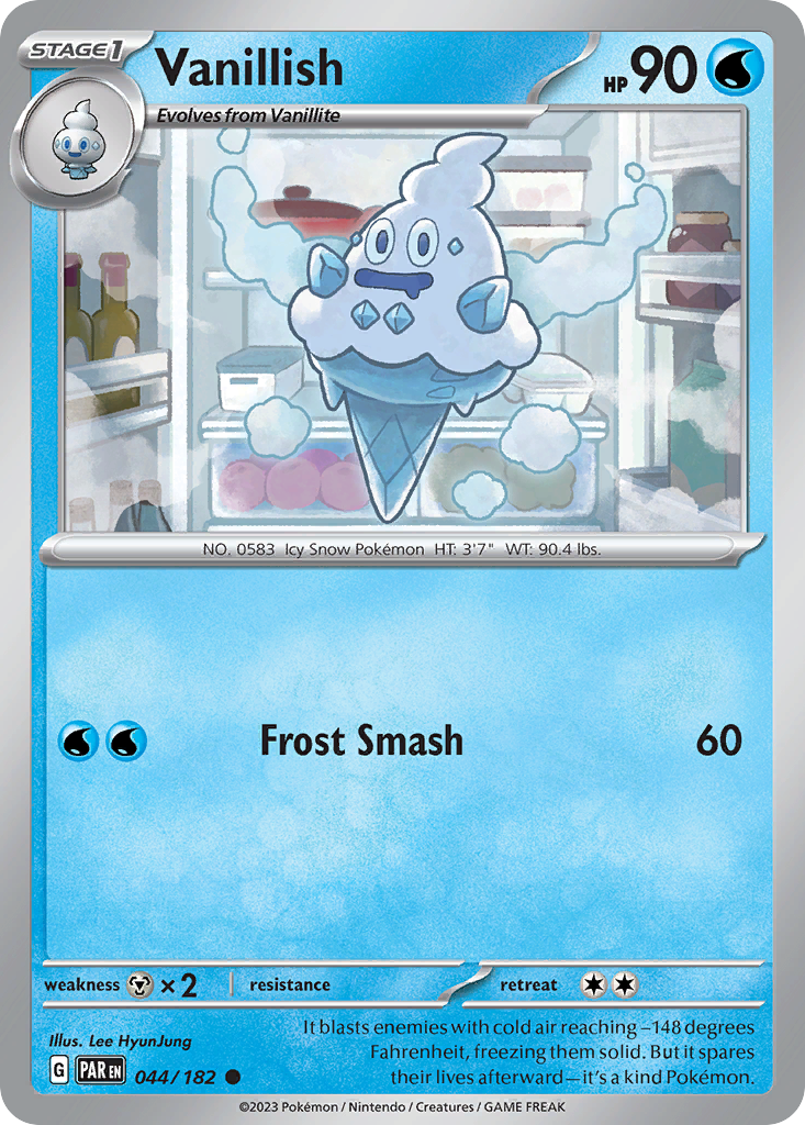 Vanillish — illustrated card