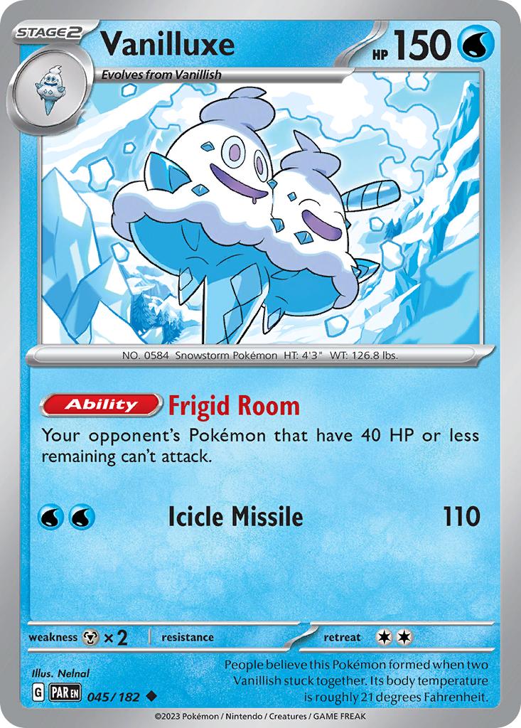 Vanilluxe — illustrated card
