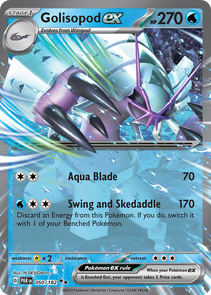 Golisopod ex — illustrated card