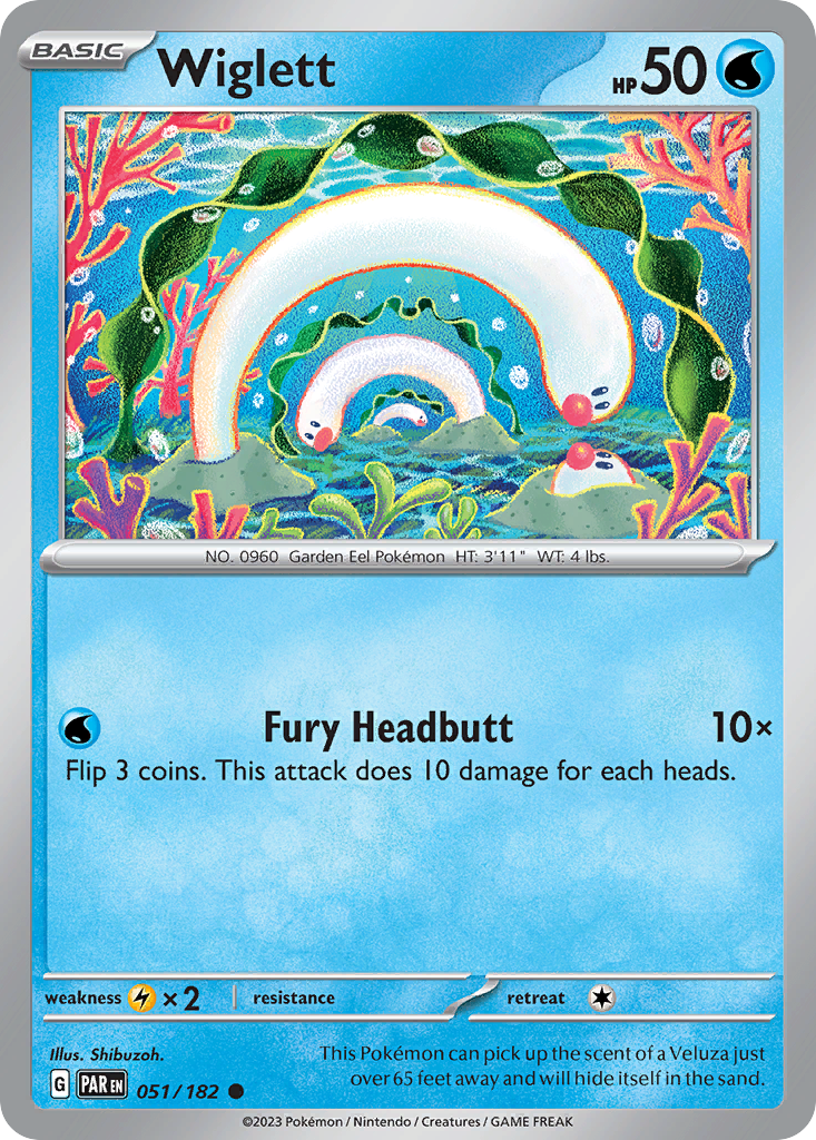 Wiglett — illustrated card