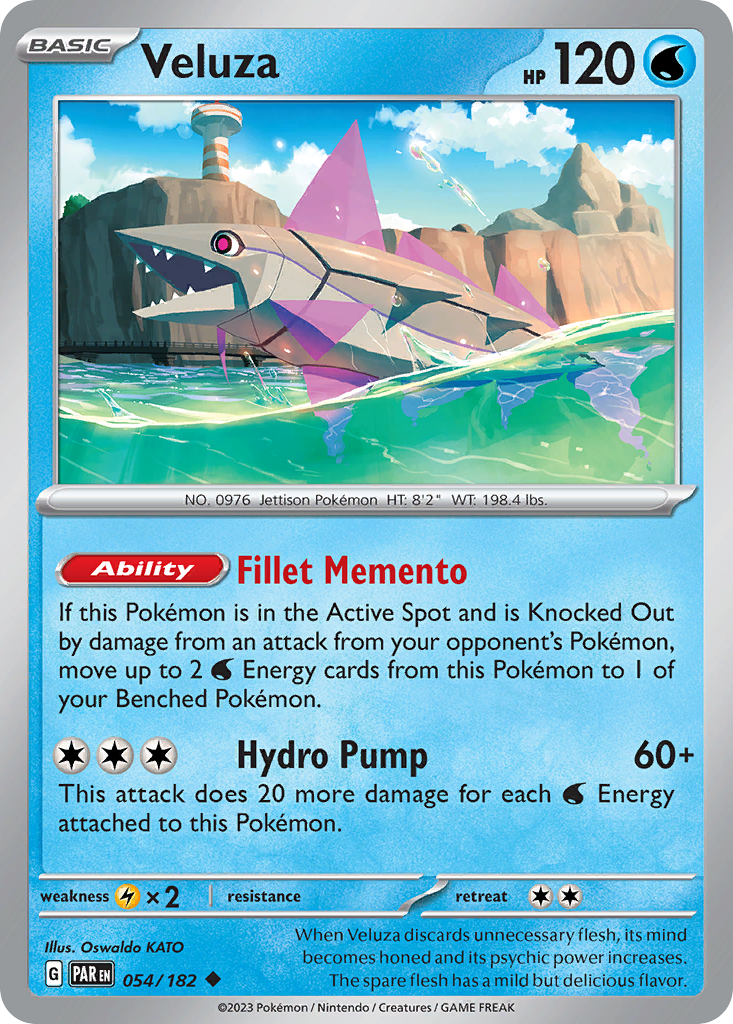 Veluza — illustrated card
