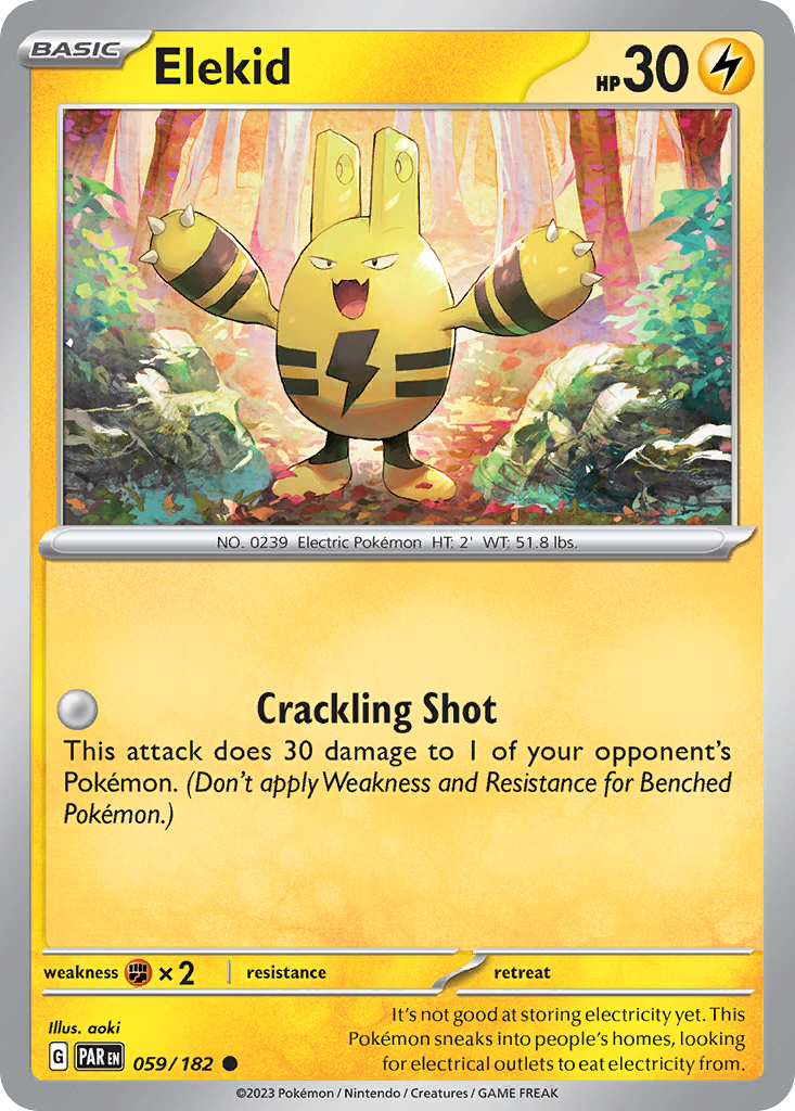 Elekid — illustrated card
