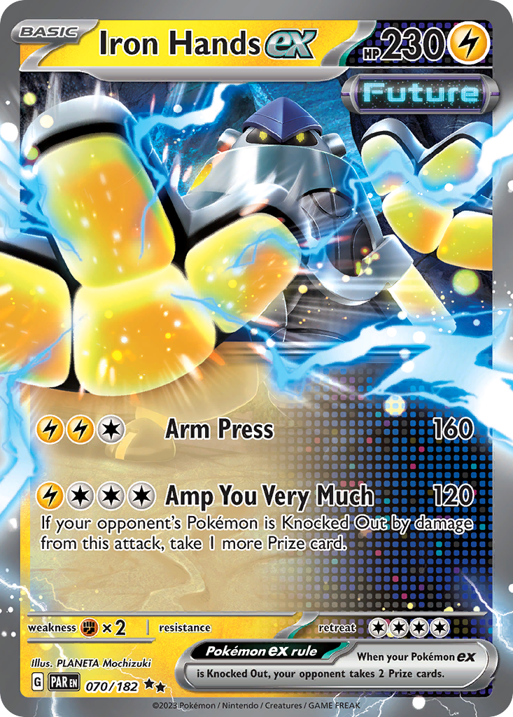 Iron Hands ex — illustrated card