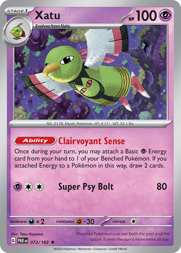 Xatu — illustrated card
