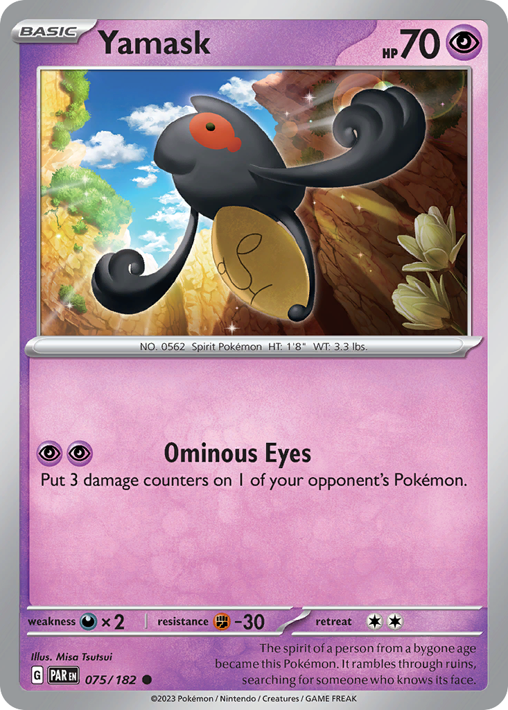Yamask — illustrated card