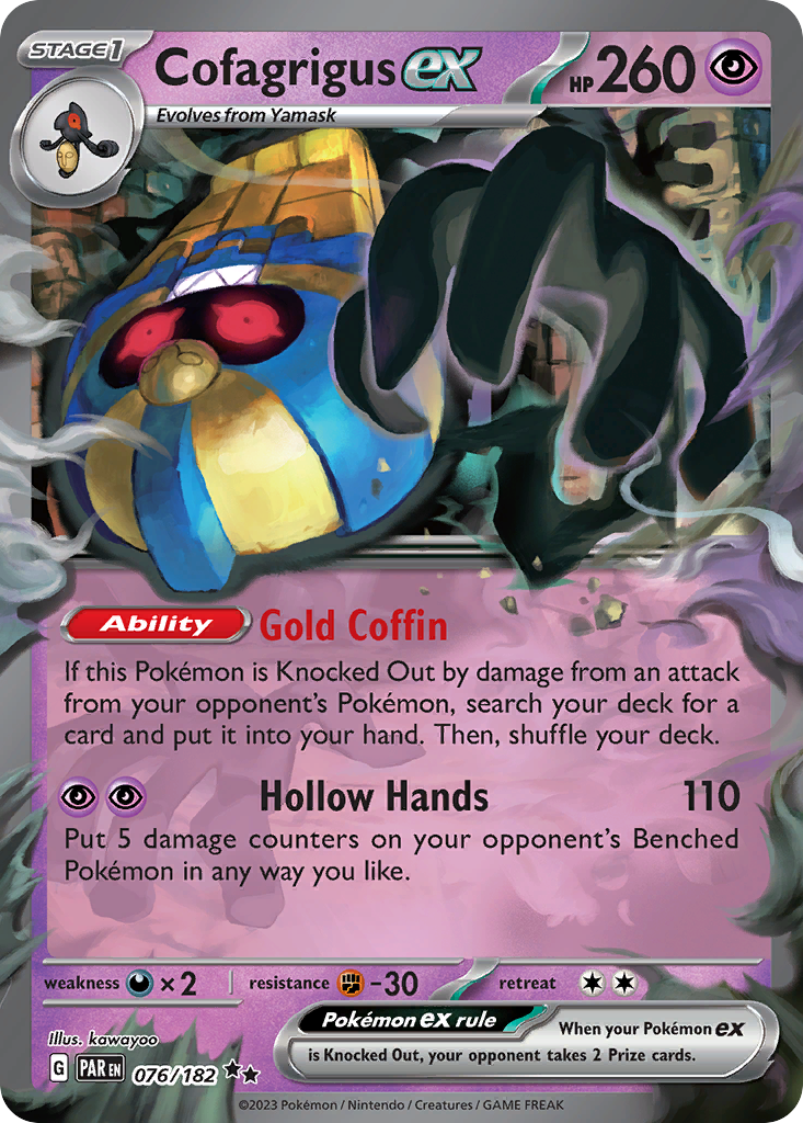 Cofagrigus ex — illustrated card