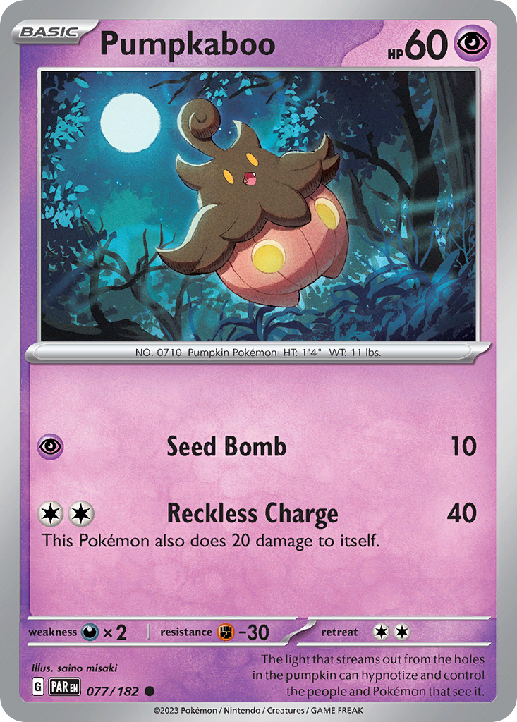 Pumpkaboo — illustrated card
