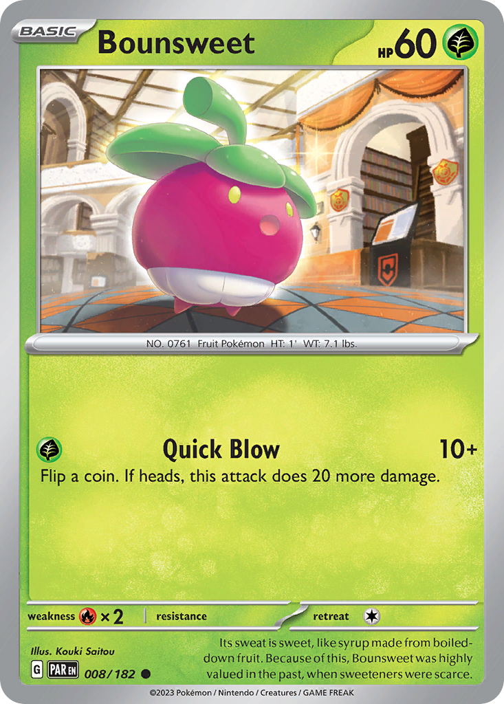 Bounsweet — illustrated card