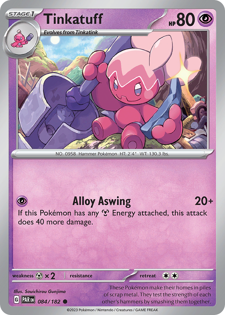Tinkatuff — illustrated card