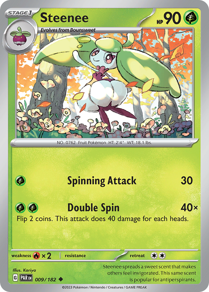 Steenee — illustrated card