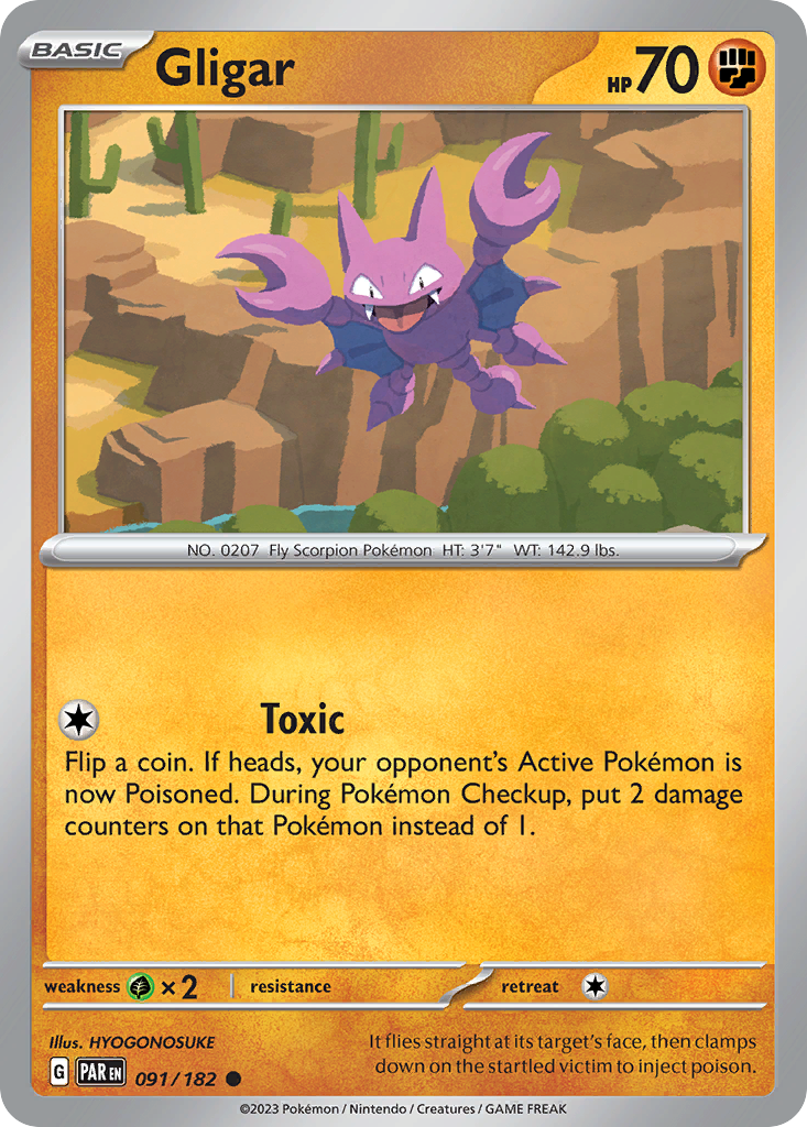 Gligar — illustrated card