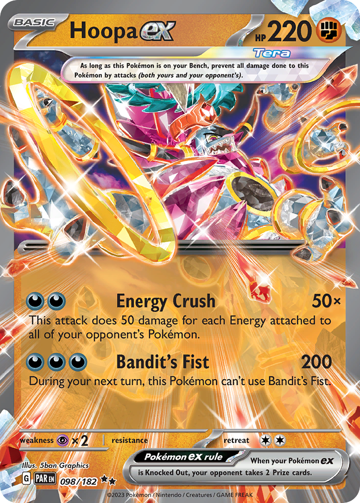 Hoopa ex — illustrated card