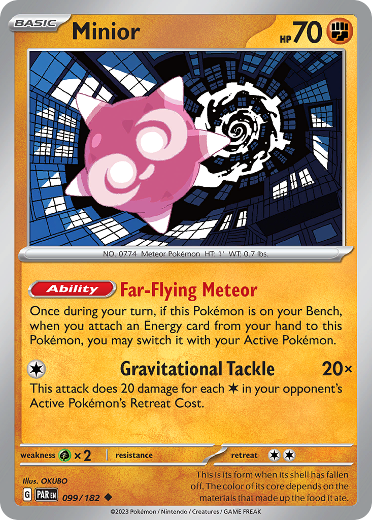Minior — illustrated card