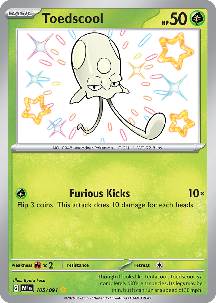 Toedscool — illustrated card