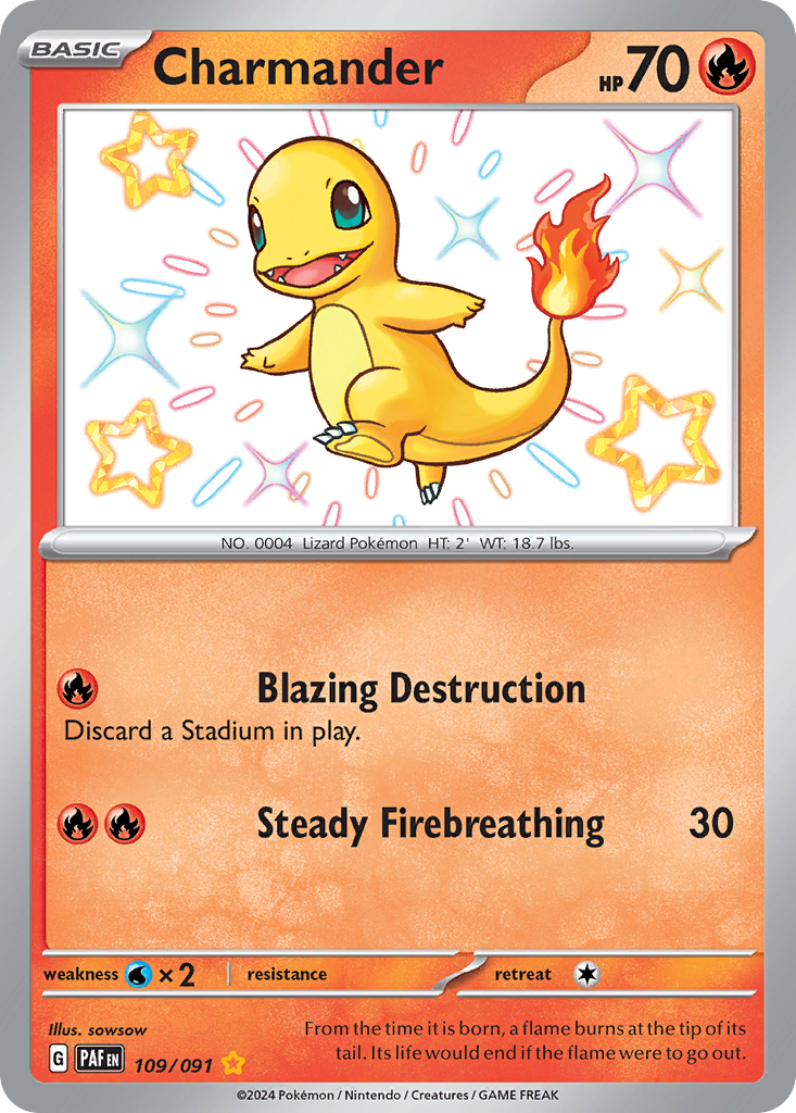 Charmander — illustrated card