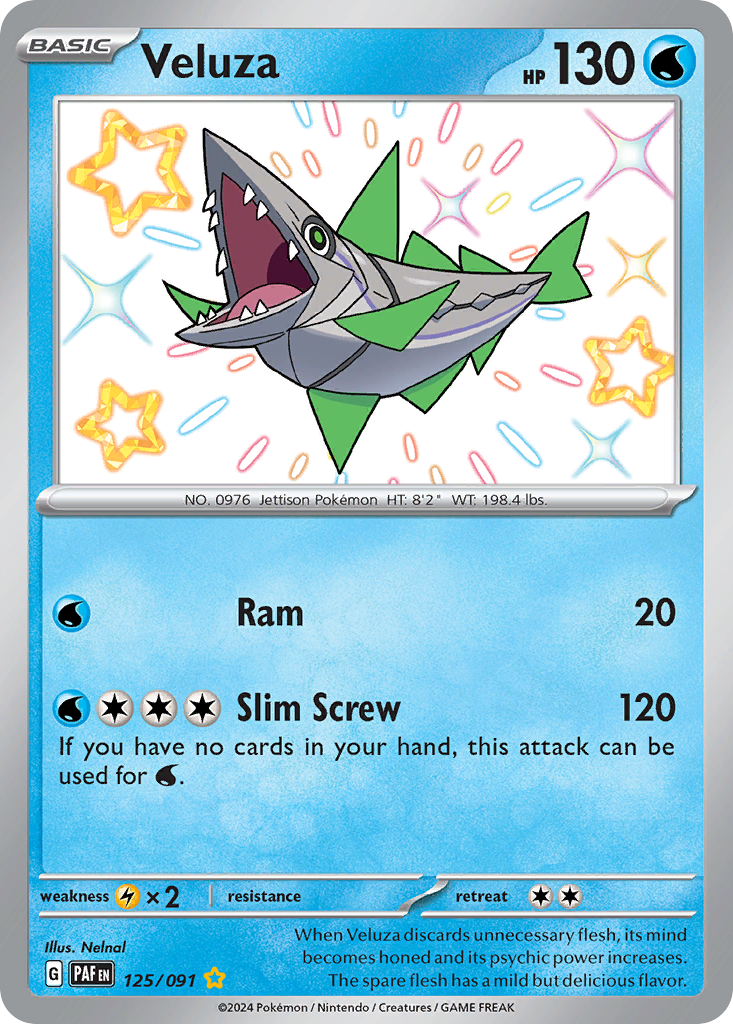 Veluza — illustrated card