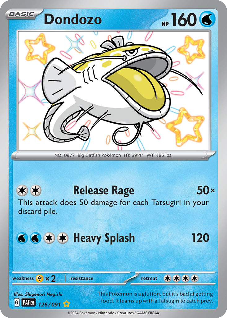 Dondozo — illustrated card