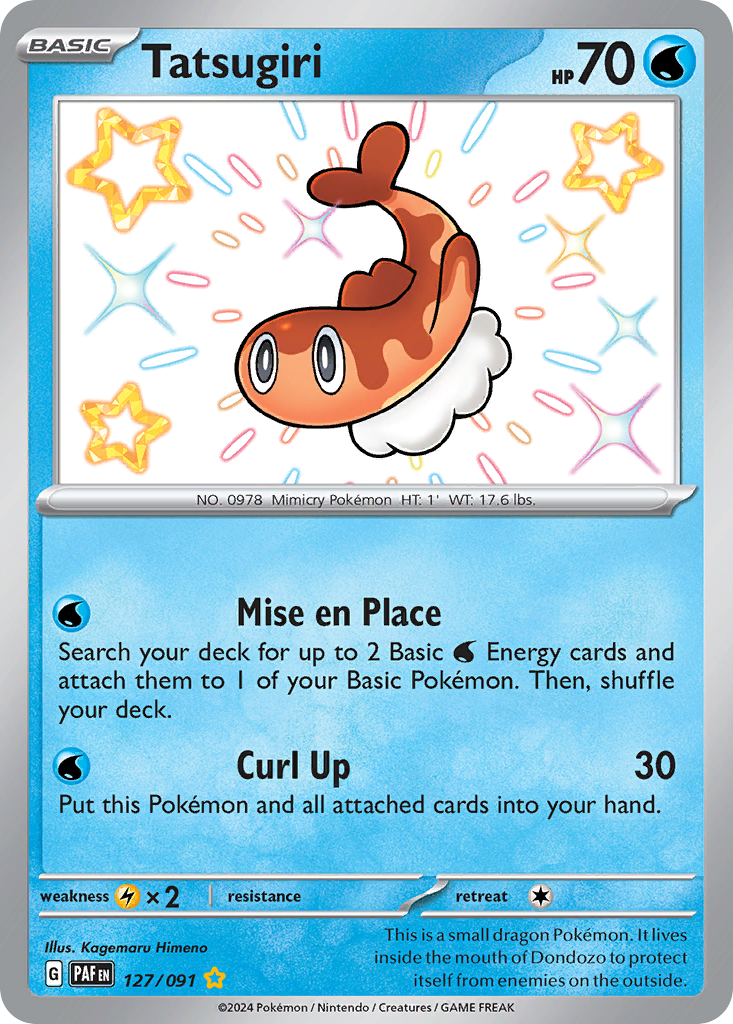Tatsugiri — illustrated card