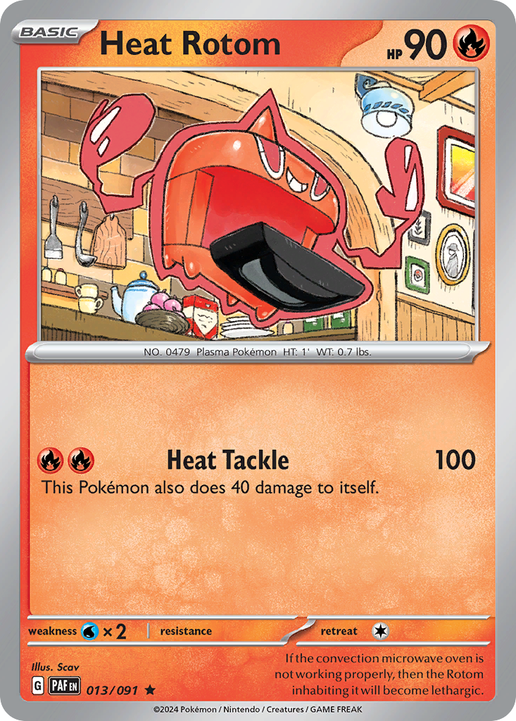 Heat Rotom — illustrated card