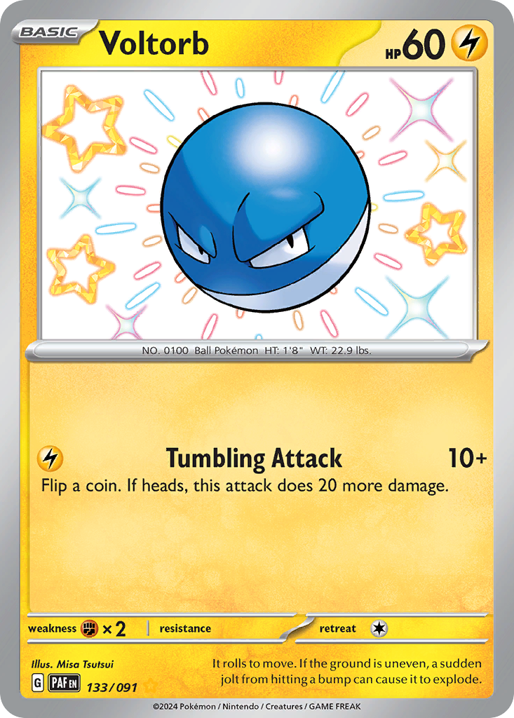 Voltorb — illustrated card
