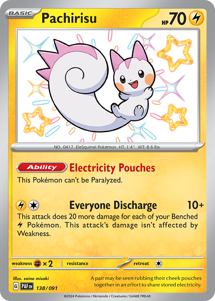 Pachirisu — illustrated card