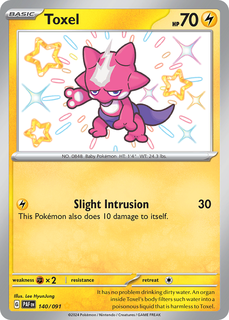 Toxel — illustrated card