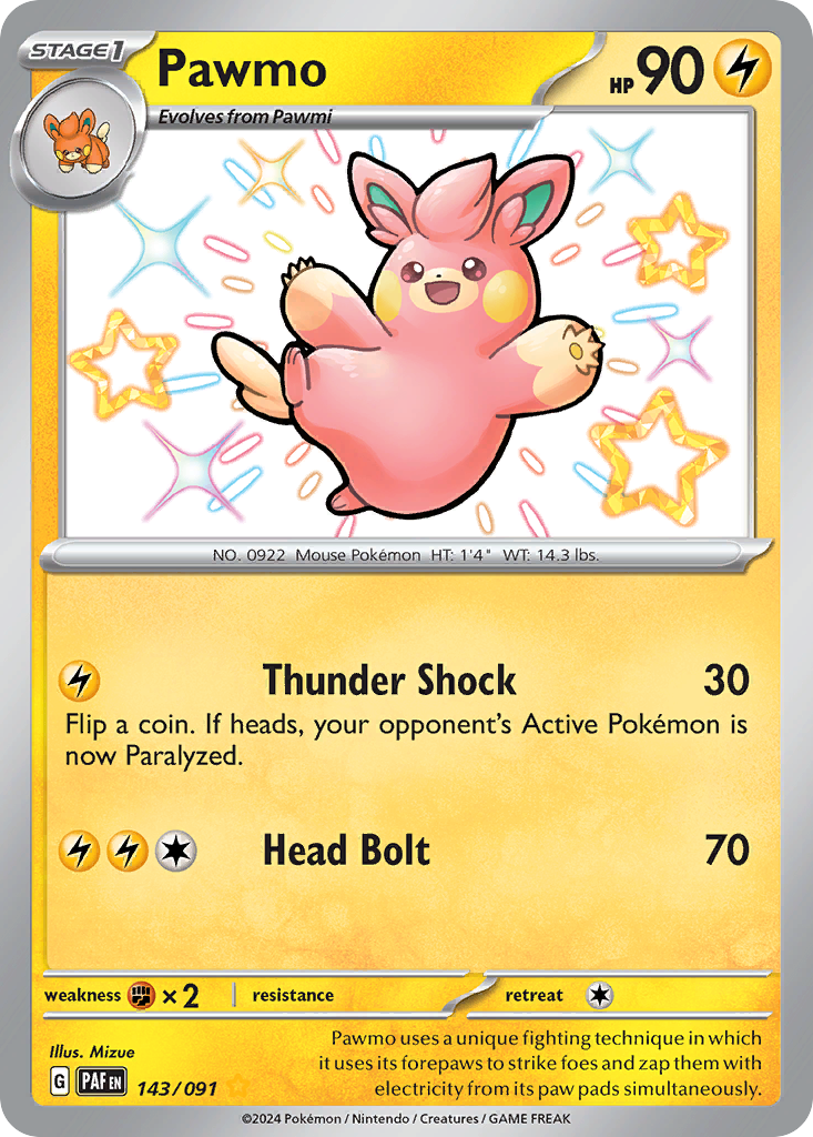 Pawmo — illustrated card