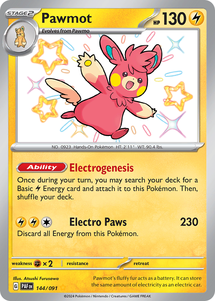Pawmot — illustrated card