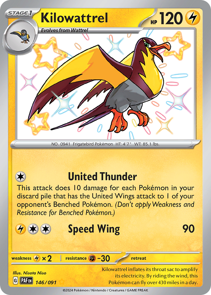 Kilowattrel — illustrated card