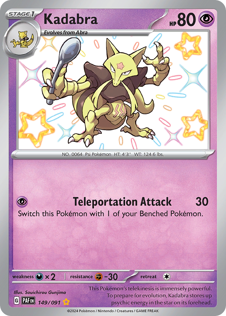 Kadabra — illustrated card