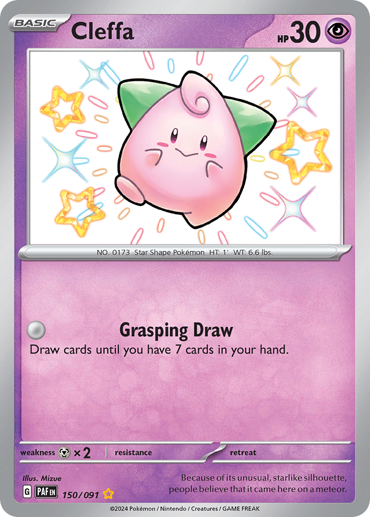 Cleffa — illustrated card