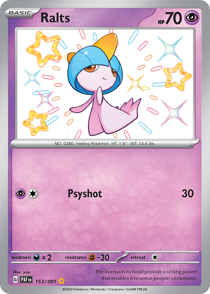 Ralts — illustrated card