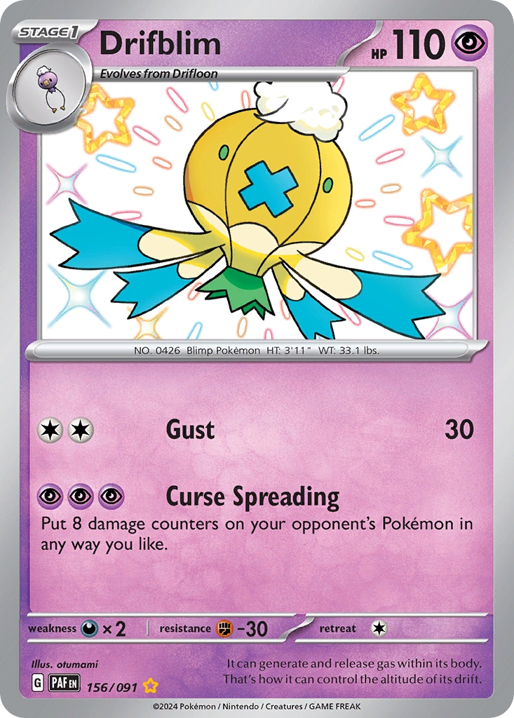 Drifblim — illustrated card